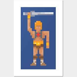 Pixel He-man Posters and Art